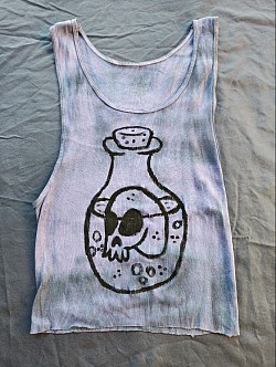 'pick your poison' tank top crop
