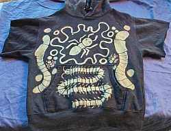 'bug juice' short sleeve hoodie