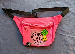 'Pink Eye' fanny pack