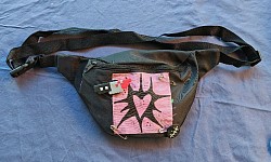 'heart break' fanny pack