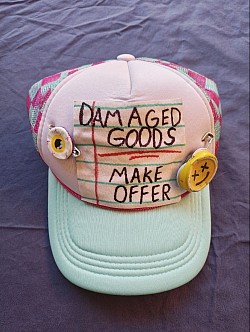'damaged goods' Hats