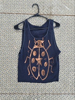 'pick your poison' tank top crop