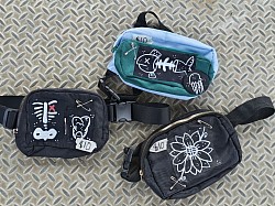 'Pink Eye' fanny pack