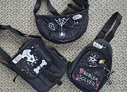 'heart break' fanny pack